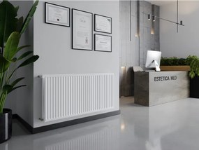 Mexen CH20 Hygienický panelový radiátor 600 x 400 mm, bočné pripojenie, 440 W, biela, W420H-060-040-00