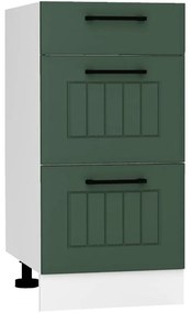 Skrinka do kuchyne Irma D40s/3 Zelená Mat