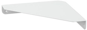 Biela rohová kovová polica 22 cm Tower – YAMAZAKI