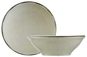 24-dielna jedálenská súprava, béžová, porcelán