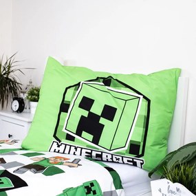 Detská obliečka na jednolôžko z mikrovlákna 140x200 cm Minecraft – Jerry Fabrics