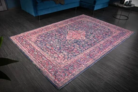 Vintage bavlnený koberec Old Marrakesch červená modrá 240x160cm