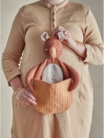 Hnedý látkový detský kôš na hračky 46x7, 5x33 cm Toto – Bloomingville Mini