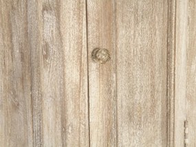 furniture-nabytek.cz - Masívna vysoká komoda do koupelne Patina z mangového dreva, lakovaná, prírodná – 48×33×130 cm