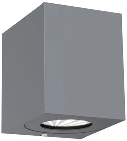 Nordlux - LED Vonkajšie nástenné svietidlo CANTO 2xLED/5W/230V IP44 sivá