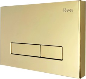 Rea HD, splachovacie tlačidlo, zlatá lesklá, REA-E9560