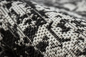 Koberec ORGANIC 2762 čierny / krémový