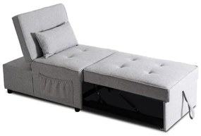 Kreslo EMILIO 67 cm, sivé