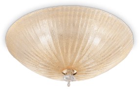 Stropné svietidlo Ideal lux 140179 SHELL PL3 AMBRA 3xE27 60W biela