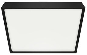 Emithor Stropné LED svietidlo LENYS III. 27025, 19 x 19 cm, 18W, IP20/IP44, čierna