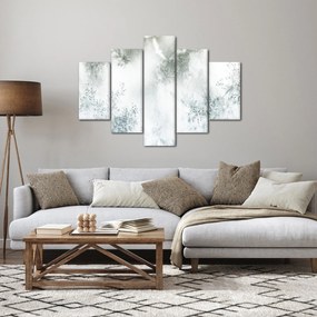 Obraz abstrakcie listov (150x105 cm)