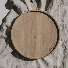 Eulenschnitt Otočná tácka Oak Wood Cofeelover 28 cm