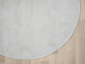 My Flair, Kusový koberec My Life CA60018 creme kruh, 120x120 (priemer) kruh, béžová, chodba / predsieň