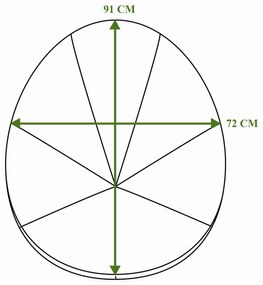Podsedák do záhradného kresla ACAPULCO 91x72 cm - grafitový