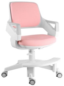 Detská rastúca stolička Neoseat KIDDY FIVE — látka, ružová