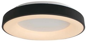 LED Stmievateľné stropné svietidlo LED/49W/230V 3000K pr. 60 cm čierna