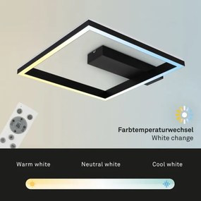 Brilo - LED RGBW Stmievateľný prisadený luster FRAME LED/18W/230V 2700-6500K+ DO