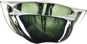 KRIŠTÁĽOVÁ MISKA BOHEMIA YOKO GREEN 305MM