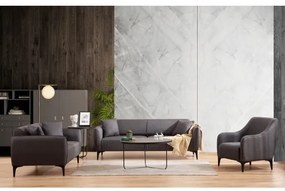 Kreslo ROCO tmavosivé