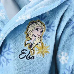 Dievčenský fleece župan s kapucňou Ľadové kráľovstvo - Frozen - motív Elsa, EU 98