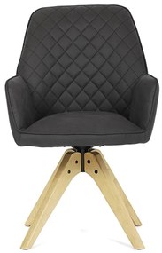 Autronic BONTEC Jedálenská stolička, čierna, látka, HC-539 BK3 Farba: Čierna