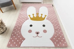 Koberec PETIT BUNNY KRÁLIK ružový