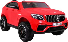 Ramiz Mercedes GLC 63S detské auto Červené SUV + pohon 4x4