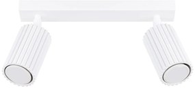Biele bodové svietidlo 6,5x30 cm Gleam – Sollux