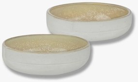Bielo-béžové misky v súprave 2 ks z kameňa ø 13,5 cm Sand Grain – Mette Ditmer Denmark
