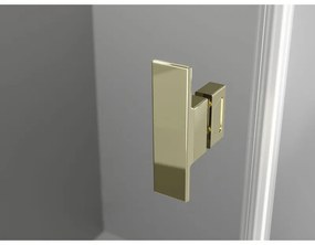 Mexen, Mexen Mist Duo sklápací sprchový kút 95 x 75 cm, transparentný, zlatý - 8A4-095-075-50-00