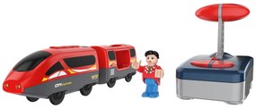 Playtive Osobný/Nákladný vlak na diaľkové ovládanie (osobný vlak na diaľkové ovládanie, červený)  (100355409)