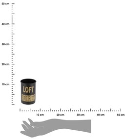 Kúpeľňový pohár Mekong, čierna, 400 ml