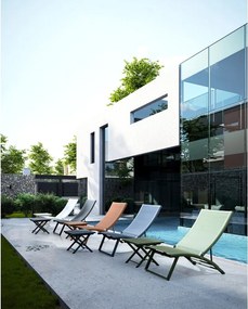 Hliníkový záhradný konferenčný stolík 43x44 cm Taylor – Bizzotto