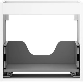 Mexen Box-A, závesná skrinka 50 cm, 1 zásuvka, biela matná, 91AX0-0500-470-1-01