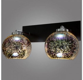 Kemar NP/K/2/D3 - Nástenné svietidlo KULE 3D 2xE27/60W/230V