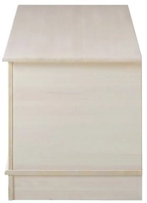 Biela truhlica z borovicového dreva 80x45 cm Anita – Støraa