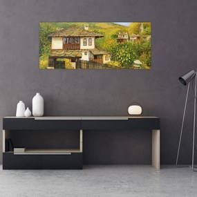 Obraz - Chalúpky v lete (120x50 cm)