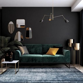 Zelená rozkladacia pohovka 217 cm Adley - CosmoLiving by Cosmopolitan