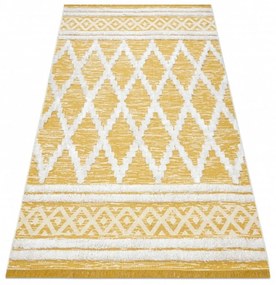 Kusový koberec Claris žltý 136x190cm