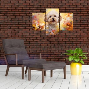 Obraz - Šťastný pes (90x60 cm)
