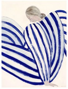 Plagát 50x70 cm Blue Stripe at Concorde – Sofia Lind – The Poster Club