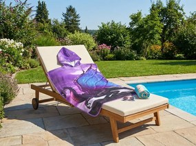 Detské pončo DRAK fialové Rozmer: 60 x 120 cm