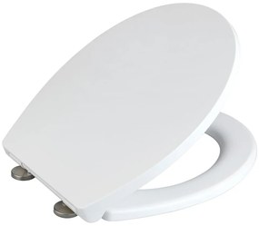Biela toaletná doska Wenko Ostuni Easy Close