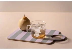 Sklenený hrnček Snufkin 0,35l, bielo-číry