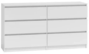 Komoda ESTELA M6 140 - biela