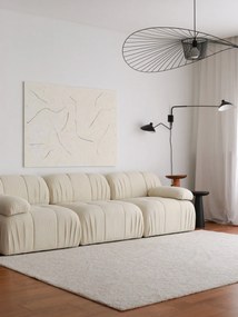Nadčasová trojmiestna pohovka Uniqsofa - biela