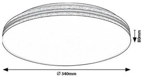 Rabalux OSCAR2 LED stropné svietidlo 71173