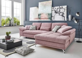 XXXLutz ROHOVÁ SEDAČKA, textil, orgovánová Sit & More - Sedačky - 000144005503