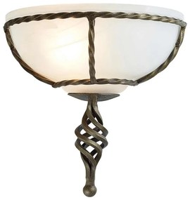 Elstead PB-WU-BLK-GOLD - Nástenné svietidlo PEMBROKE 1xE27/60W/230V