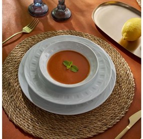 Jedálenská súprava 18 ks biela/porcelán